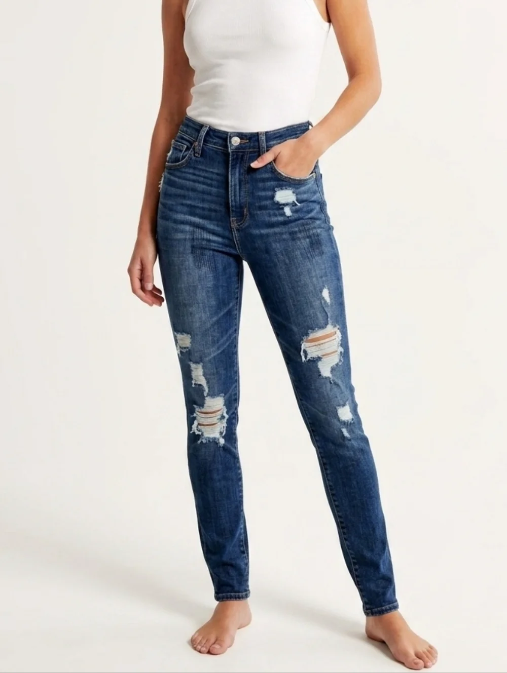 Abercrombie & Fitch Distressed Women’s Jeans